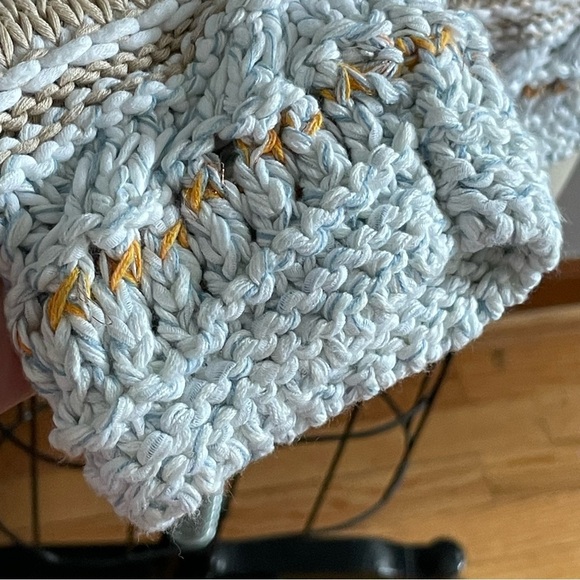 Lou & Grey Chunky Boho Loose Knit Pullover Sweater- Multicolored- Size Small - Picture 4 of 7